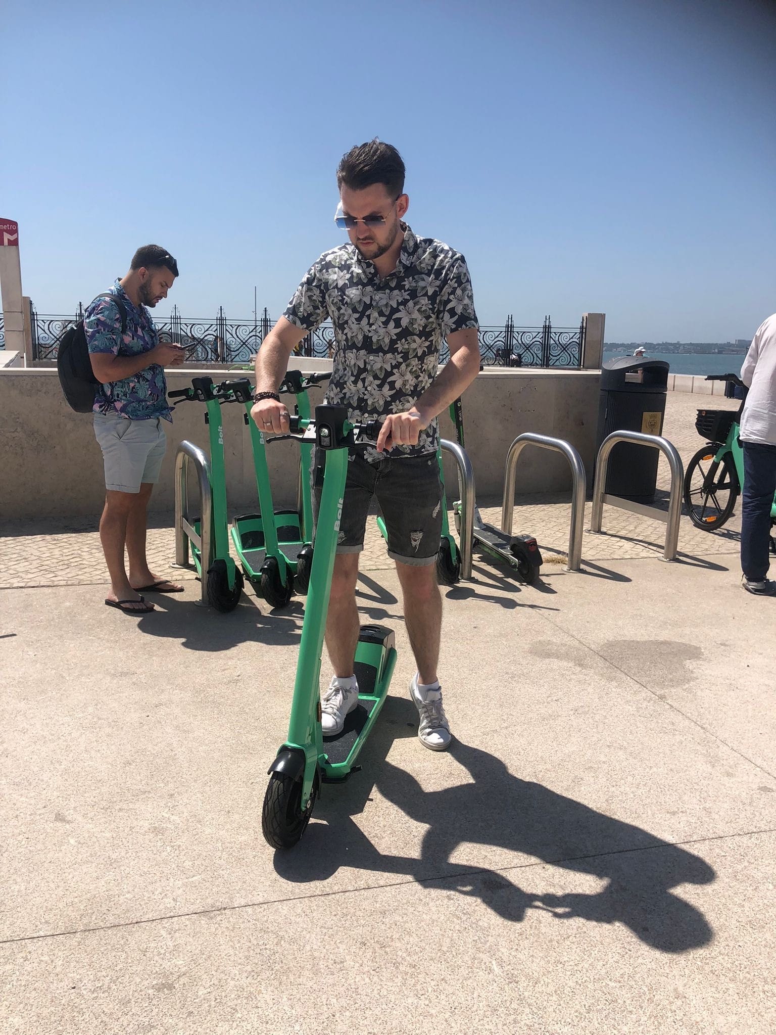 Elektrische step in Lissabon